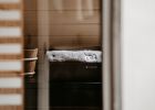 Sauna mit Handtuch